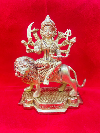 NAV DURGA MATA JI BRASS MURTI BY PUJA PARV (GOD IDOLS)