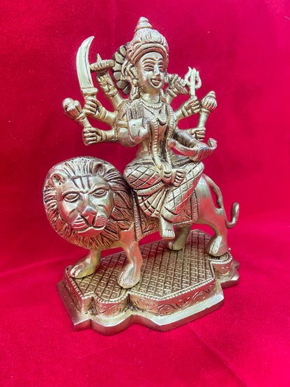 NAV DURGA MATA JI BRASS MURTI BY PUJA PARV (GOD IDOLS)