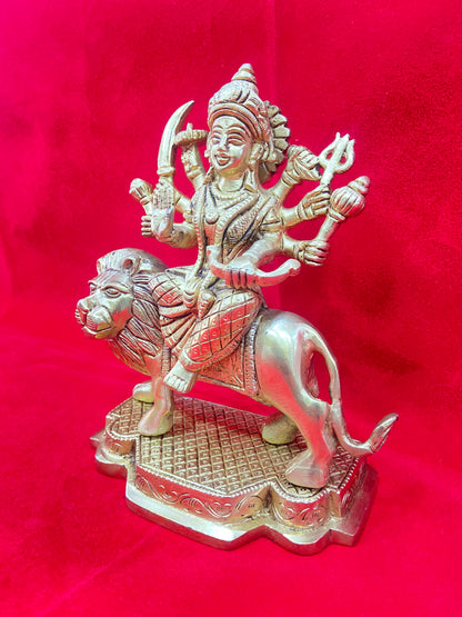 NAV DURGA MATA JI BRASS MURTI BY PUJA PARV (GOD IDOLS)