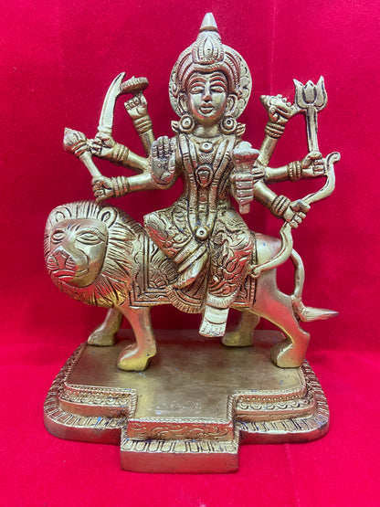 NAV DURGA BRASS MURTI BY PUJA PARV (GOD IDOLS)