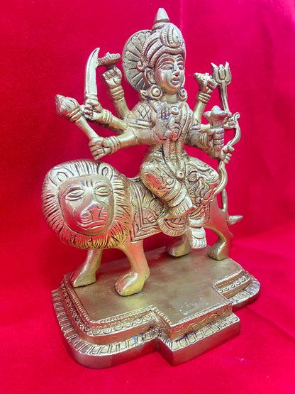 NAV DURGA BRASS MURTI BY PUJA PARV (GOD IDOLS)