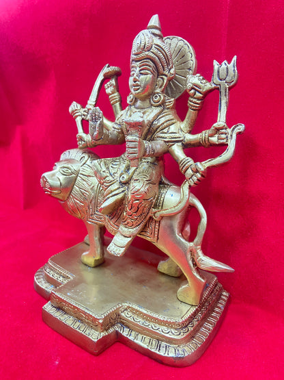 NAV DURGA BRASS MURTI BY PUJA PARV (GOD IDOLS)