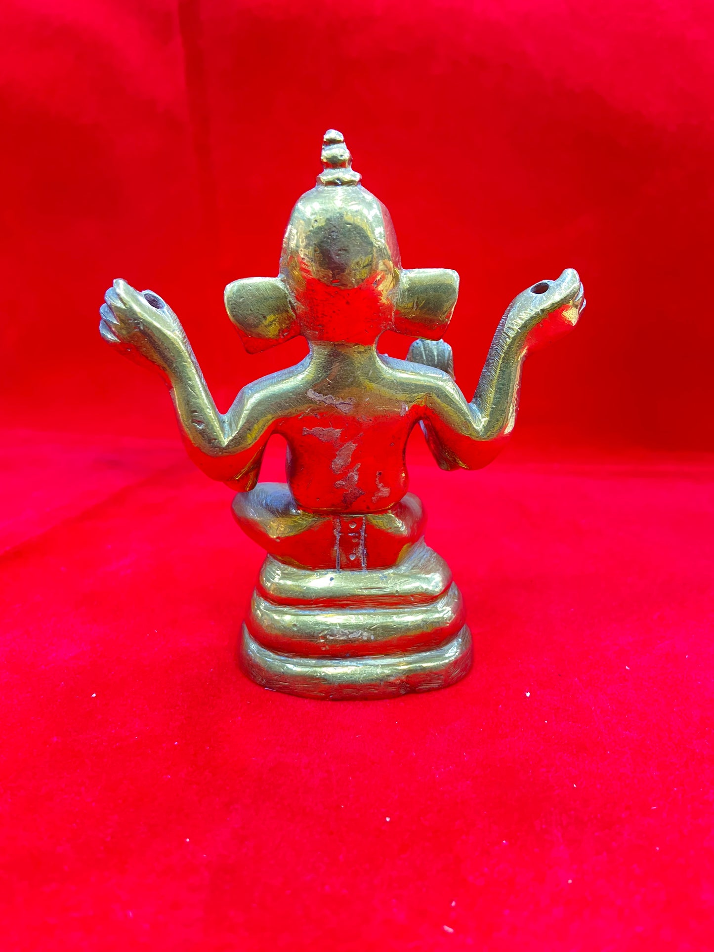 GANESH JI BRASS MURTI BY PUJA PARV (GOD IDOLS)