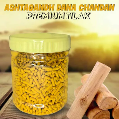 pujaparv Premium Chandan Tika Danedar Combo | Pack Of 4 X 100Gram | Red, White, Yellow and Kesar